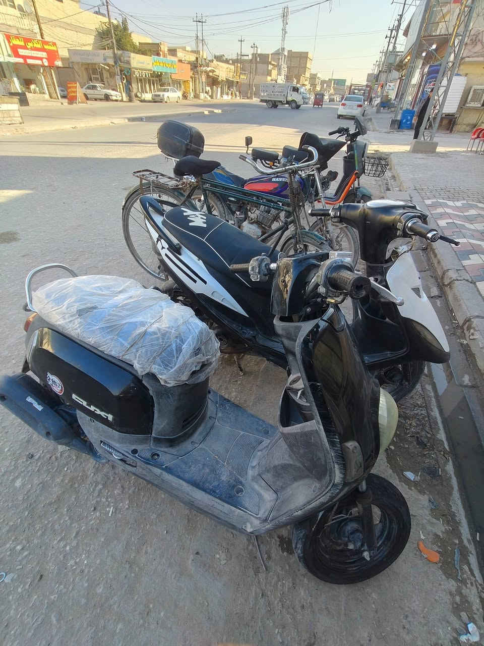 دراجه ماكس بوليس للبيع او مراوس السعر 650وبيها مجال
مكان نجف حي ميسان 
***********
