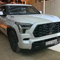 تويوتا سيكويا بلاتنيوم 2024 رقم بغداد بدون صبغ فقط تبديل دعامية امامية...