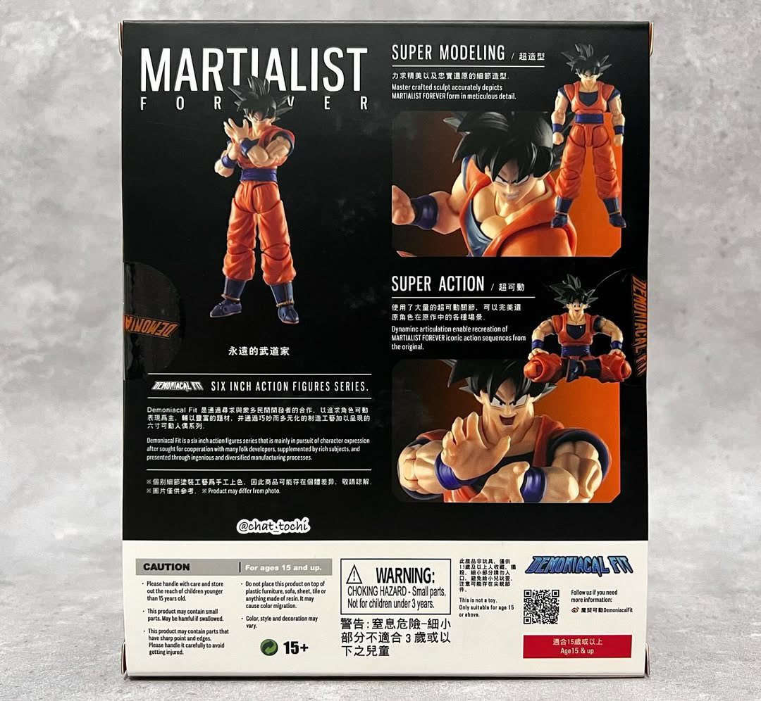 🛑متوفر للبيع مجسم “son Goku”شركة ديمونگل فت
قطعة مفصلية بالكامل من شركة جدا رصينة ومعروفة بمجسمات دراكون بول

Demoniacal Fit "Martialist Forever" Son Goku action figure.
حجم المجسم 1/12
16cm
بسعر جدا مناسب بالنسبة لهالاصدار الحديث
60الف فقط❤️


**إذا كنت صاحب هذا الإعلان وتريد حذفه لأي سبب، رجاءا أرسل رسالة إلى الدعم الفني**