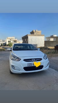 هيونداي أكسينت موديل ٢٠١١ محرك ١٦ للبيع  كير أوتوماتيك خليجي أبيض ثلجي...