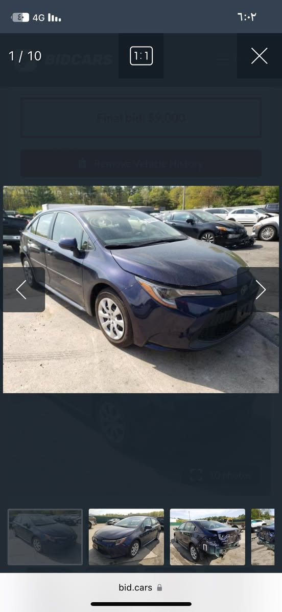 كورلا 2022 
كلشي موضوح بلسونار والصور 
صارت عندي رصعه بسيطه بلباب مال سايق اثر دراجه وماعدلتها عفتها غير هاي والسونار مابيها اي شي
ماشيه 48 الف ميل ، سنوية بأسمي
145 وبيها مجال بسيط
حي الجهاد / الرفاق
*********** واتس
*********** خط
