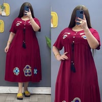 كشمير مطرز • موديل قصير • مقاسات 2XL-5XL