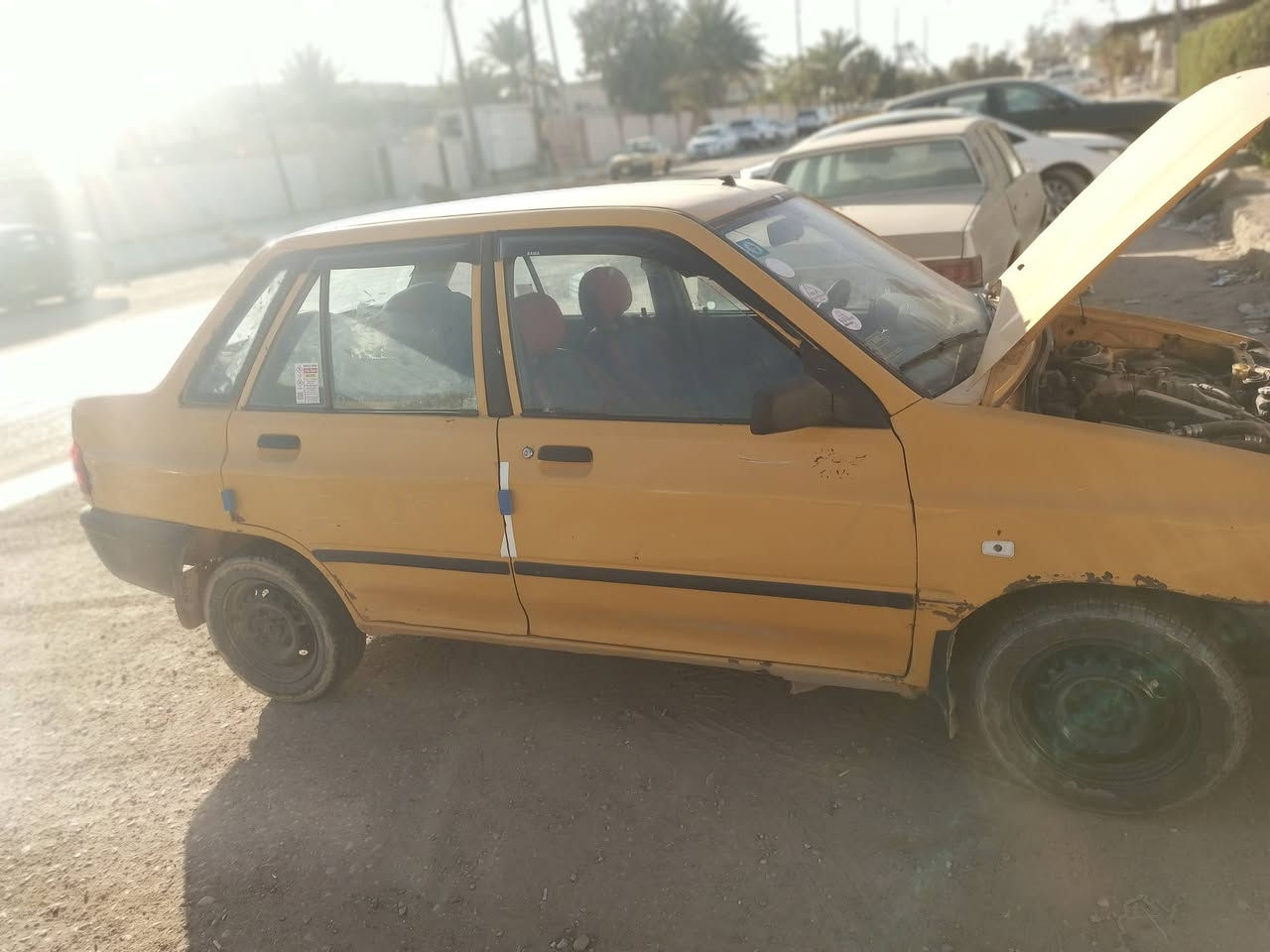 لام عليكم سايبه موديل 12 رقم مثنى مشروع وطني راعيه بل نجف هيه عليه 150 عل مشتري والكير بس الثالث يفلت تخم تاير حداديه جديده مكاني الدوانيه  السعر 15 سنويه ل28 ***********
