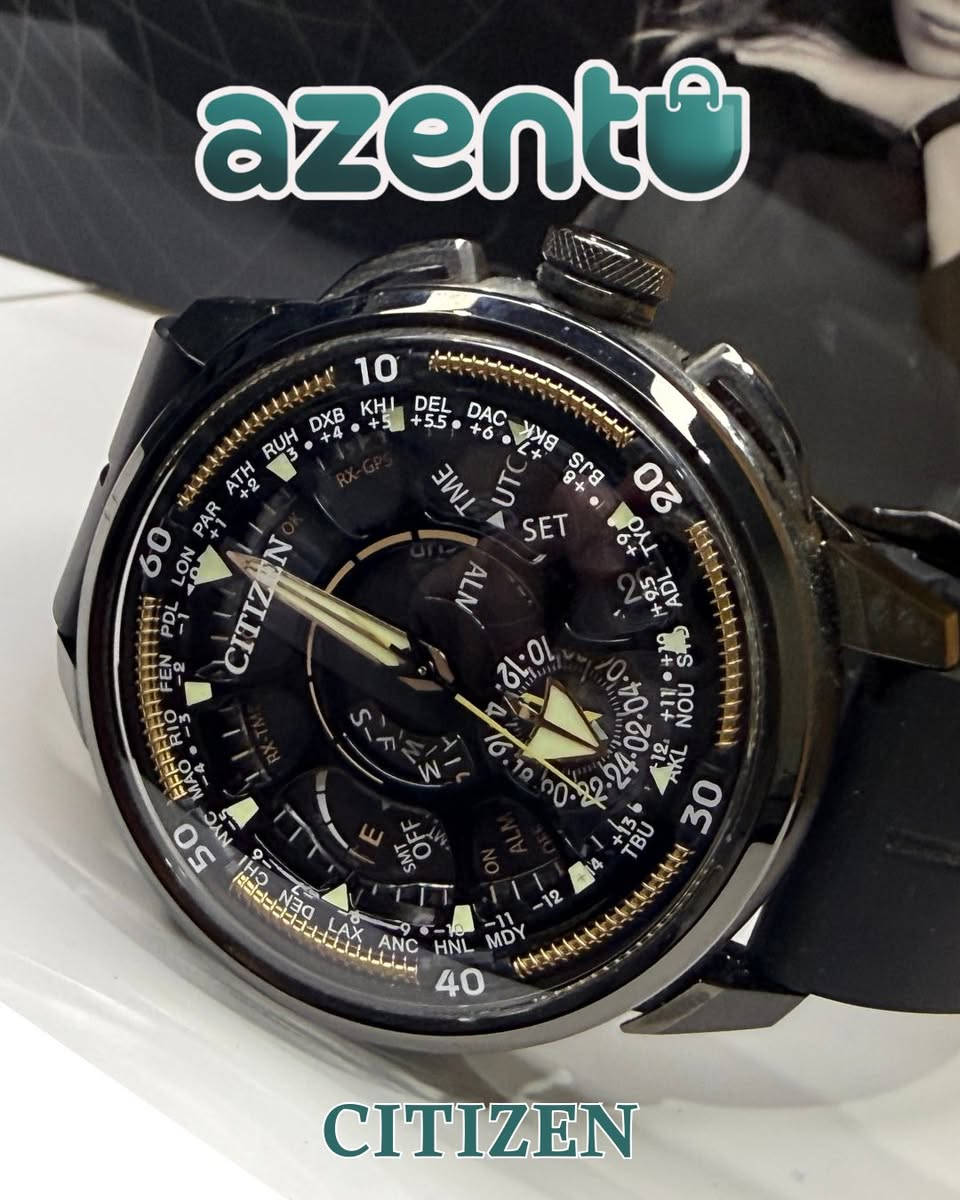 ⌚ CITIZEN ✨  
قوة الأداء… وراحة السير الربر ⌚✨
📍 Citizen Eco-Drive Satellite Wave GPS
🚀 توقيت عالمي + استقبال GPS
🟡 تصميم فاخر ورياضي للمغامرين وكل محب للساعات المتطورة

✨ المميزات:
✔️ تعديل التوقيت تلقائي عبر الأقمار الصناعية GPS
✔️ توقيت عالمي لأكثر من 40 مدينة
✔️ تعمل بالطاقة الضوئية (بدون بطارية)
✔️ زجاج Sapphire مقاوم للخدش
✔️ أساور مطاطية مريحة للرياضة والرحلات
✔️ القطر 45 - سمك الساعة 14 ملم
✔️ مقاومة للماء حتى 100 متر
✔️ قراءة واضحة في الظلام بأسهم مضيئة
📩 للاستفسار وطلب التفاصيل راسلنا على الخاص
🛍️ Azento.Shop 🛍️
📞 WhatsApp: ***********
#Citizen #سيتزن #ساعات_رجالية #سير_ربر #ساعات #WatchStyle
