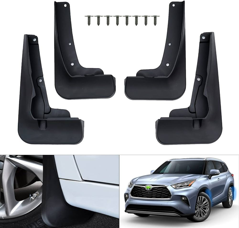 السلام عليكم ورحمة الله وبركاته 
اغراض تويوتا هايلندر 
من 2020 
الى 2024 
بطاين بلاستك 
بك لايت 
هلال امامي وخلفي 
واقيات طين 
بلاجكتور تحت 
المركز الياباني والامريكي
***********
***********
