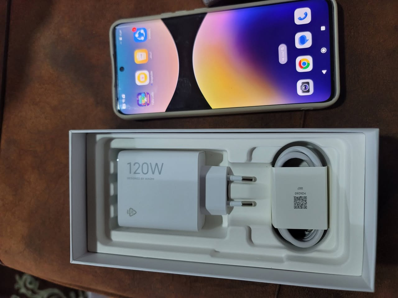 للبيع موبايل ...ريملي ..14 ابرو 5G...شاحنته 120واط.. جهاز جديد جدا وغني عن التعريف لون بنفسجي ذاكرته 512....السعر 425 مكاني القبله_حي_المهندسين ***********
