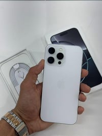 16 برو ماكس ابيض 256 دبل سيم za باتري 100 مشحون 8 مرات نظافة 100‎%‎ ال...