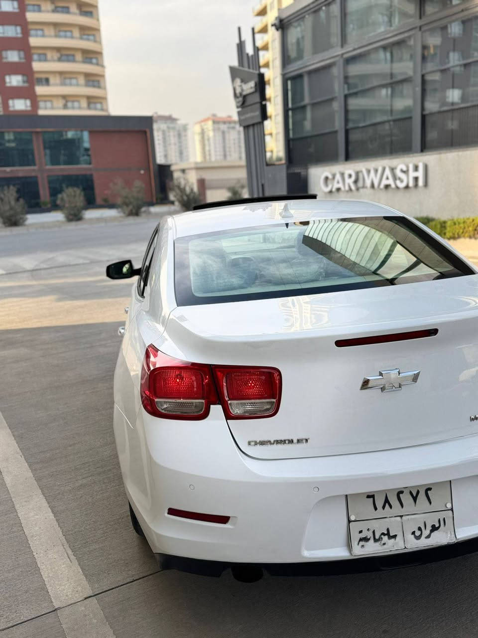 السلام عليكم.
للبيع او مراوس
ماليبو 2013 LTZ فول مواصفات خليجي شركة المنصور ماشية 161 K
بيها 3 مكانات صبغ اثر شخوط
مكينة 2400
ملاحظة. كير مكينة تبريد مكفول. فقط يرادلها صدر السنوية نافذة 
مكان السيارة بغداد
السعر 85
***********
