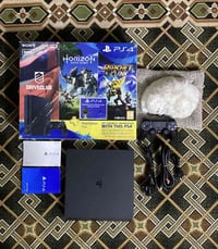 بلاي ستيشن 4 سليم اولاين اوربي ( PS4 Slim Online) حالة الجهاز : لوك ست...