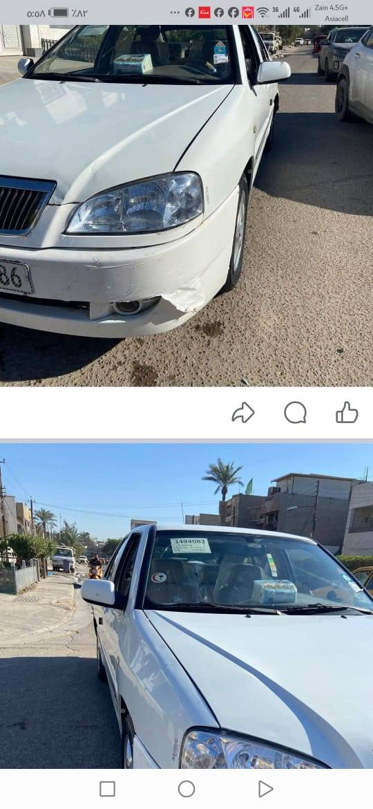 السلام عليكم شيري كوين موديل 2009سياره نضيفه أي نقص مابيها سيارة مكفوله من صبغ أو ضرب بلادية على الشركة ماشيه 165 أصلي تحويل مباشر السياره باسمي العنوان بغداد التاجي ***********

