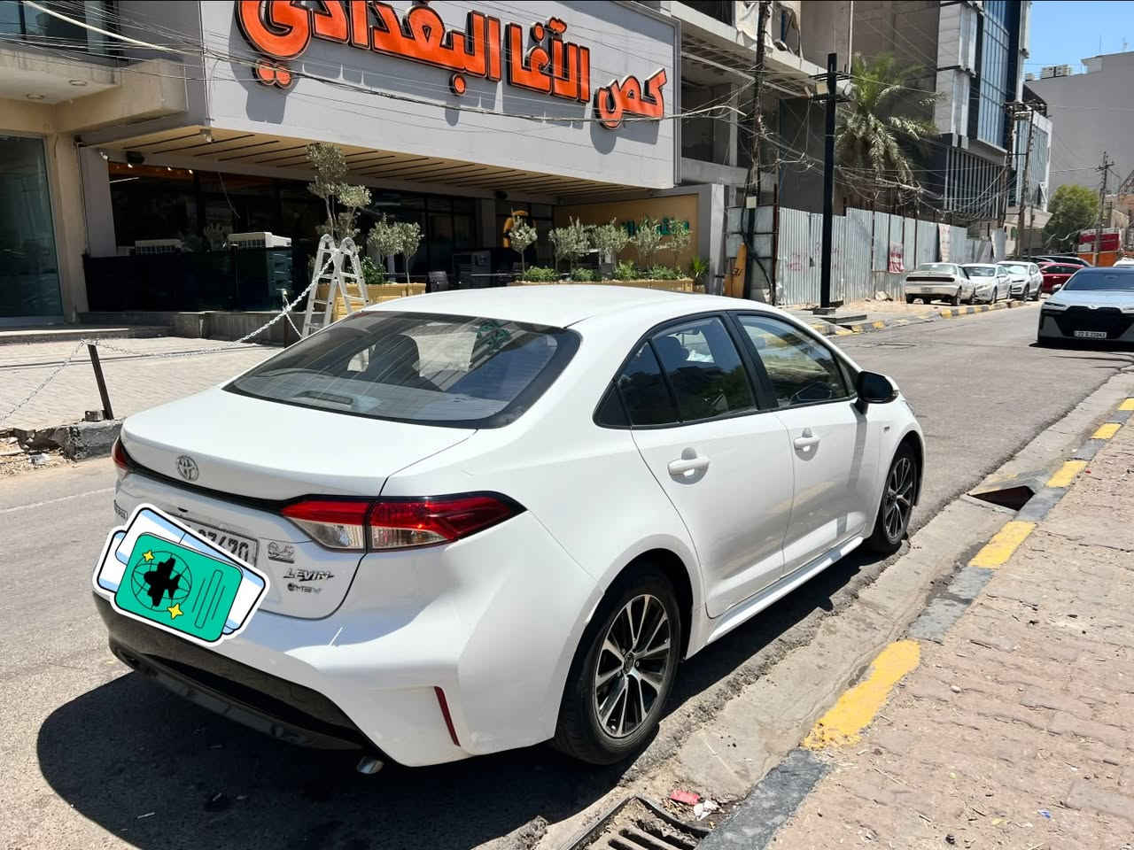 � للبيع بالتقسيط 
 | تويوتا كورولا هايبرد 2024 (الشكل الأمريكي) 🇺🇸

✅ السيارة مشتراة زيرو.
✅ الشكل الأمريكي.
✅ محرك هايبرد اقتصادي جدًا في استهلاك الوقود.
✅ مقدمة مناسبة وأقساط شهرية مريحة.
✅ السيارة جاهزة للتسليم.
✅ مكفولة وخالية من الحوادث أو أي أضرار.
✅ فل مواصفات.
✅ كشنات مخمل أصلية.
✅ شاشة لمس.
✅ كاميرا خلفية.
✅ تشغيل بصمة .
✅ مثبت سرعة.
✅ مكيف ممتاز.
  مرقمة بغداد

✨ سيارة نظيفة جدًا، لا تحتاج أي مصروف، جاهزة للاستخدام مباشرة.

📞 للاستفسار عن السعر، المقدمة، والقسط الشهري يرجى التواصل على الخاص أو الأتصال على ***********
