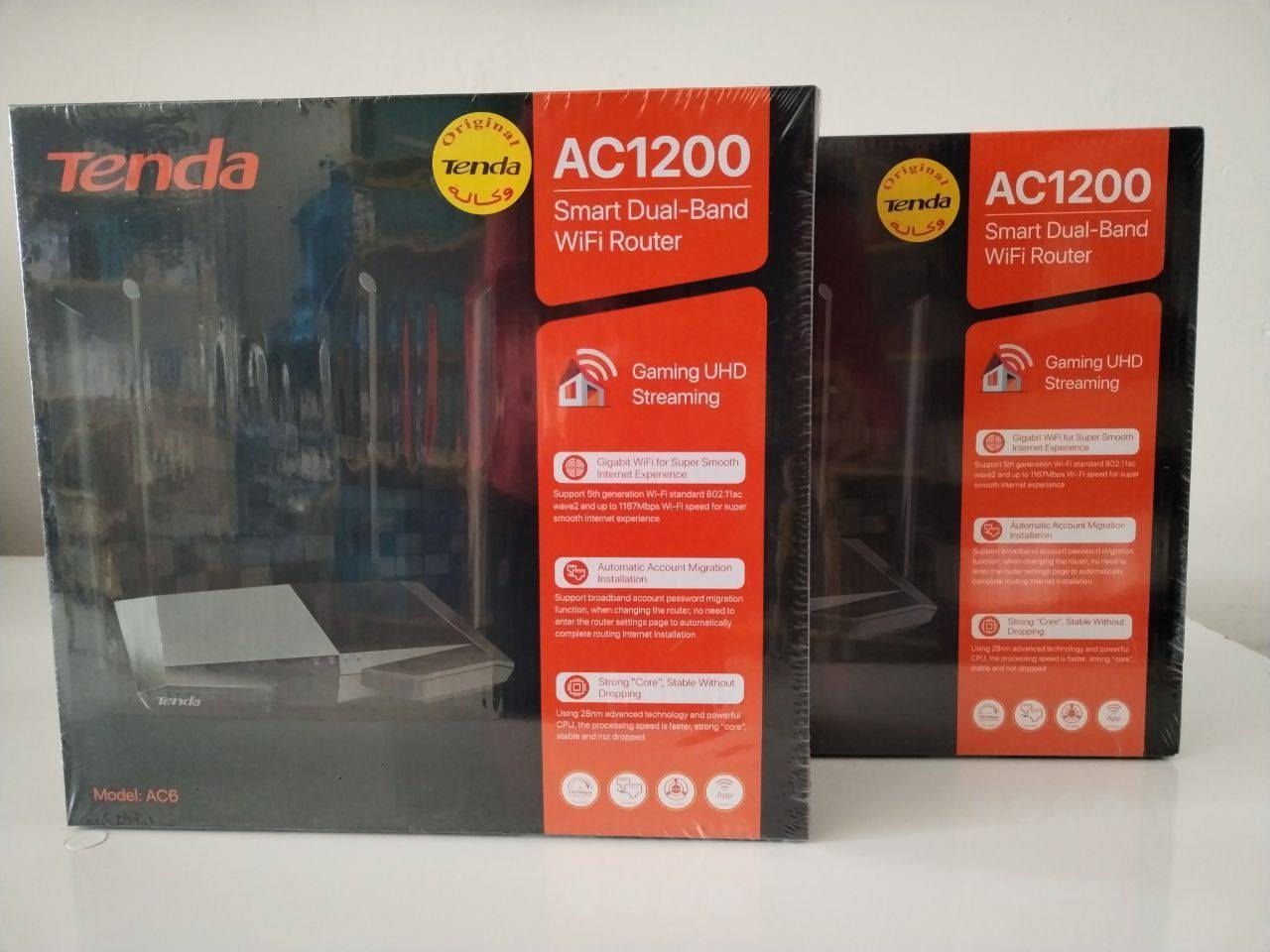 ↘️  TENDA &راوترات
↘️ TENDA F6  السعر :21.000
↘️ TENDA F3 14.000. السعر
↘️ TENDA AC6  السعر :31.000
↘️ TENDA TX2 pro السعر :40.000
للإستفسار تواصل معنا📞
📞***********
توجد خدمة توصيل📮 خلال 24 ساعة 🤩
