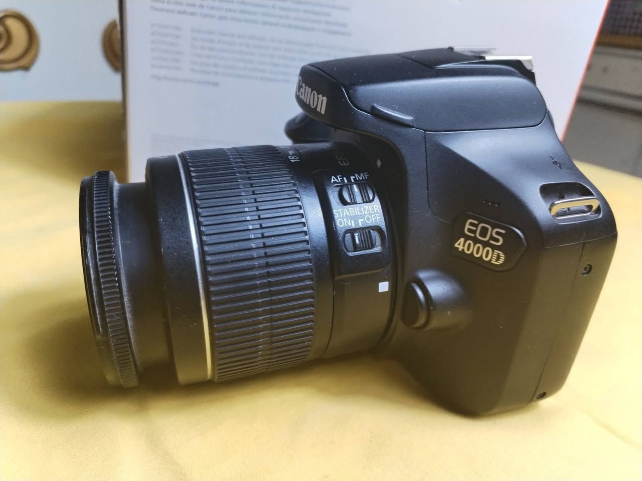 ✅السلام عليكم 📷🇮🇶
✅شباب كامره كانون 🇮🇶
✅4000D📸
✅واي فاي 📷🇮🇶
✅ملحقات الكامره 📷🇮🇶
✅عدسه 18.55 📷🇮🇶
✅حزام كتف 📷🇮🇶
✅شاحنه الاصليه 📷🇮🇶
✅بطاريه  📷🇮🇶
✅جنطة للكامره📷🇮🇶
✅ستفسار اكثر تفضلو 🇮🇶
✅خاص اوتصل 📷🇮🇶
✅*********** 📷🇮🇶
