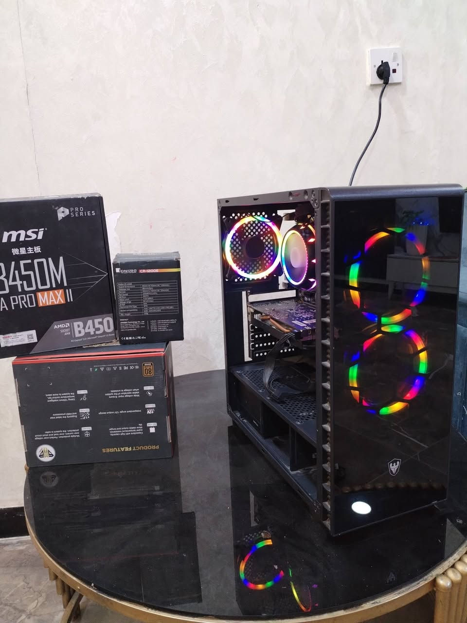 الكيس البيع السعر 300 الف
السعر قفل رجان 
المعلج R5 2600
الكارت GTX 1060
الهارد 500 كيكه
الرام 8 تردد 3200 ددار 4
البورد B450 mai برو
البور سبلاي 650
شراي يراسلني


**إذا كنت صاحب هذا الإعلان وتريد حذفه لأي سبب، رجاءا أرسل رسالة إلى الدعم الفني**