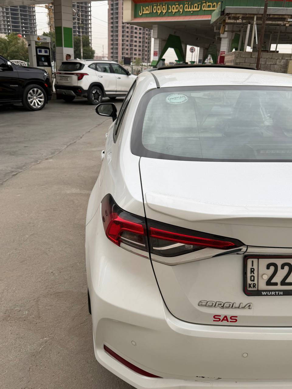 TOYOTA كورولا موديل 2024
بيها ضمان خليجي وكالة شركة SAS
فول مواصفات
بصمة
2 مفتاح أصلية
فتحة سقف
ماشية 27 ألف
السيارة مكفولة
عدا بارد خفيف بباب الصدر

مكان السيارة: بغداد – الحرية
رقم الهاتف: ***********
رقم أربيل باسمي: هزة – 2027

السعر: 189
