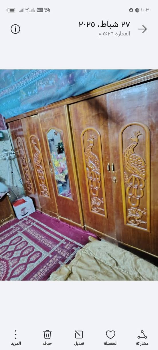 بلااااااااااااااش 
غرفة اخشاب 5 بيبان نقص زاوية ب 200 ألف العمارة حي الحسين الجديد ***********
