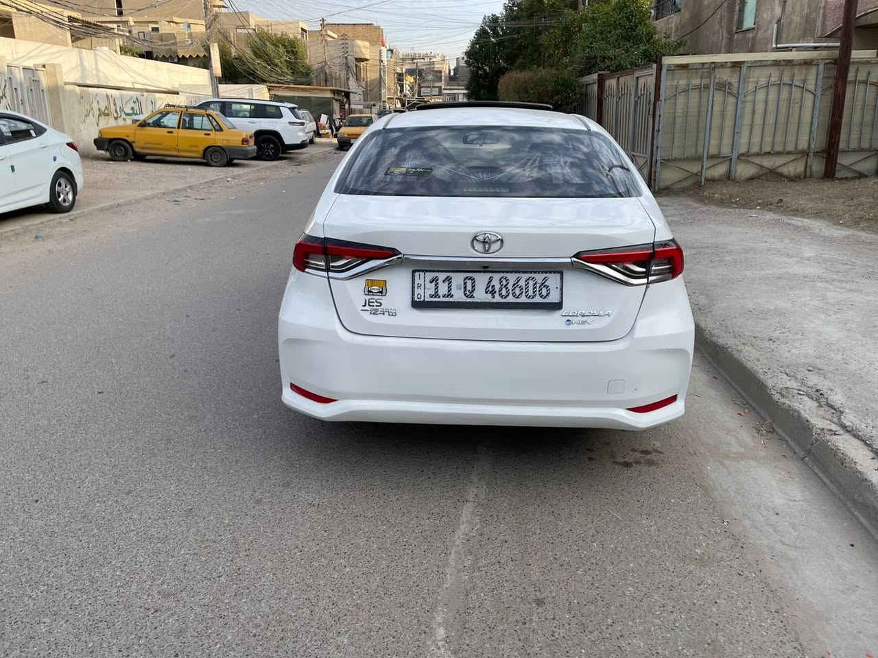 سلام عليكم
كورلا 2025 تجميع الصين

ماشيه 1000 زيرو بعدها

صار بيها جنطه خلفيه ضرر بدلتها نفس لون 

مواصفات معروفه
داخل اسود
فتحه 
3بصمات تشغيل وابواب
شاشه 
كاميره 
اوتو هولد 
سايد بريك بصمه 

***********
149$
بغداد
