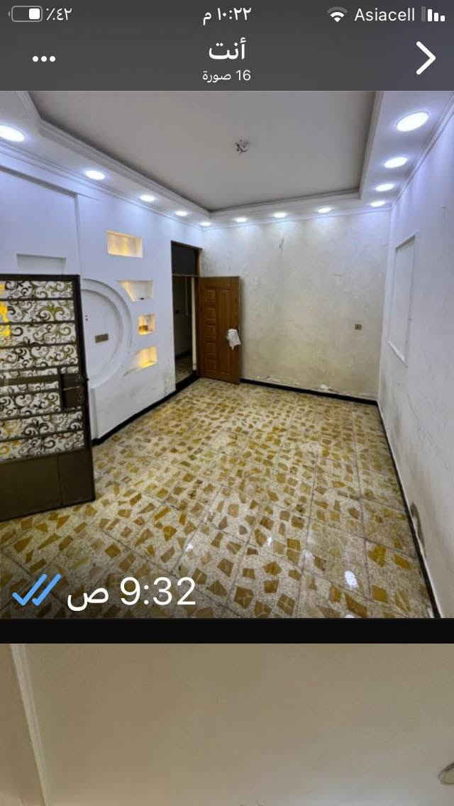 بيت للبيع 
الدورة  طابو زراعي سند ٢٥ 
المساحة ١٠٠مترنظام وحدتين سكنيه طابق الاول غرفتين وصاله ومطبخ والثاني غرفه وصاله ومطبخ والثالث غرفه كامله بس السقف سندويج خلف المستشفى الدوره يم جامع مالك الملك
للإستفسار الاتصال على الرقم واتساب
***********‪
#الجميع

