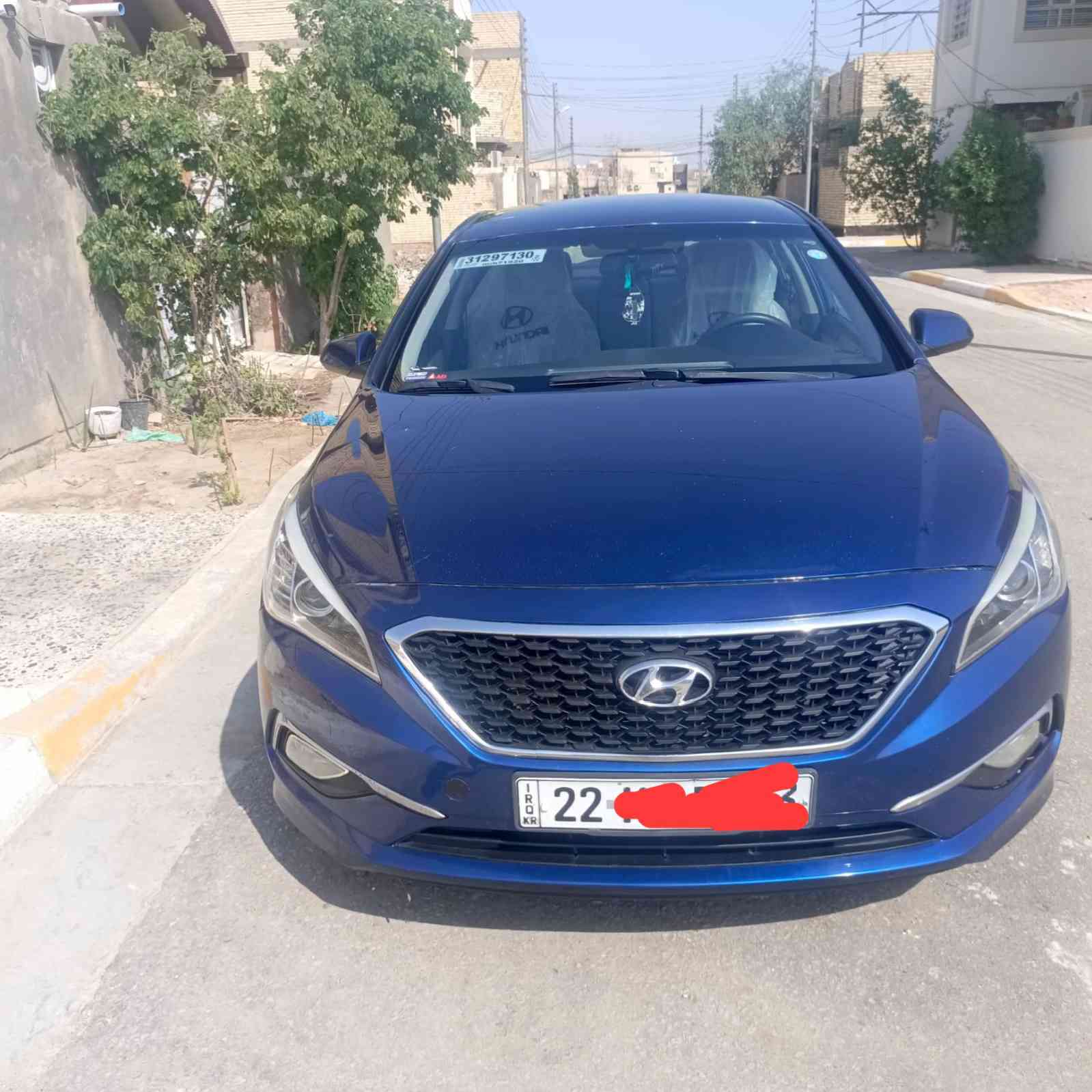 هيونداي سوناتا 2017 | محرك 2.4 GDI | وارد أمريكي (مواصفات مميزة)
السلام عليكم.. للبيع فقط (حسب الرغبة)
النوع: هيونداي سوناتا (Hyundai Sonata)
الموديل: 2017
المواصفات: وارد أمريكي (US Spec)
المحرك: 2.4 GDI (نشط  مفتوح) 
الحالة الميكانيكية والتقنية:
المحرك والجير: بحالة ممتازة، صيانة دورية
الدهن  (Full Synthetic) مع اهتمام خاص 
التبريد: تبريد ثلج ( على السويج ) 
بصمتين
الصدر جديد بالكامل 90%
الضرر: بدون حادث
 
الإضافات والمميزات:
شاشة كبيرة، كاميرا ، بلوتوث، مثبت سرعة.
وضعيات قيادة متعددة (Eco, Sport, Normal).
تخم تاير جديد
عبوة فيتم جديدة كاملة
شباج امامي نحلة
سيارة رقمها أربيل انكليزي وبأسم عربي عرف   
 تريد تحويل تريد وكالة حاضر وصفر غرامات شمالية وجنوبية وتعهد
مكان التواجد:  ( كربلاء)
السعر المطلـوب: [١٢٥ $]
 (قابل للتفاوض للشراي) او مراوس بسيارة عاليه كوري
للتواصل والاستفسار: [*********** ]
