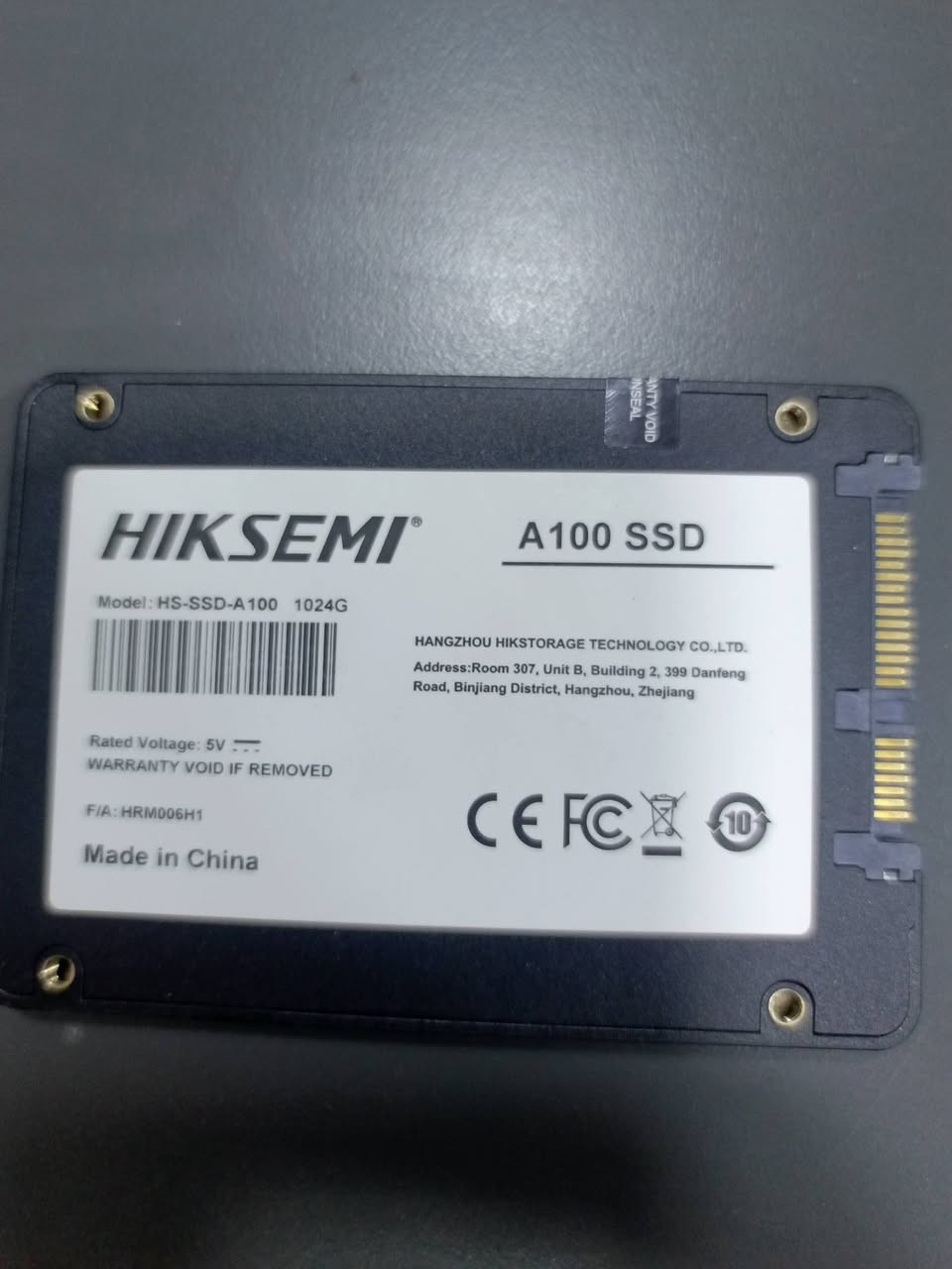 سلام عليكم 
هارد ديسك 
1024gb 
على اول تم 20 الف


**إذا كنت صاحب هذا الإعلان وتريد حذفه لأي سبب، رجاءا أرسل رسالة إلى الدعم الفني**