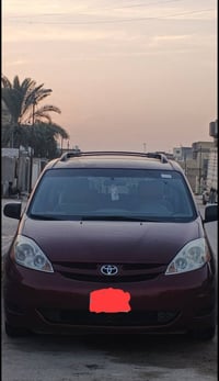 تيوتا سينا للبيع موديل 2008 محرك 6سلندر 3500 مكفوله من ضربه وصبغ عام و...