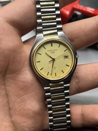 نوادر و تحفة من سيرتينا سويسري اصلي كوارتز بطارية قطر 34 ملم منفذ شهري...