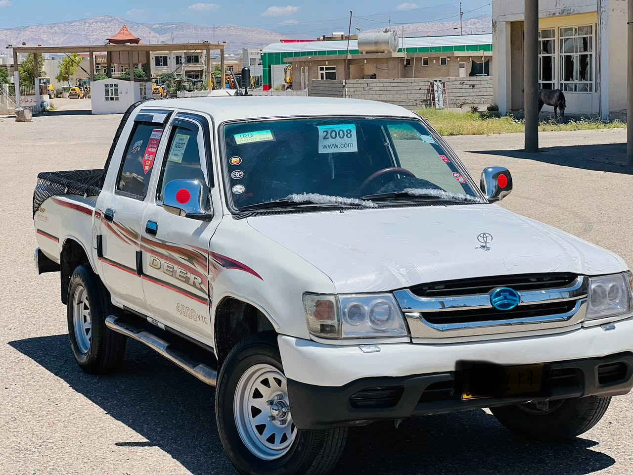 بابەت فرۆشتن
دێر مۆدێل2008 بەتامی 2012✅
سەیارەكە پاكوخاوێنو جایزە ✅
چوار تایەو ویلی لۆكی لەبنە دەشپول مەرزیە چوار جام كارەبا ✅
گێڕو مەكینەو ئەكسلی بەشەرتە مەكینە بەخە مەنە فێسی ئەسڵی 
***********واتساپ ڤای بەر
