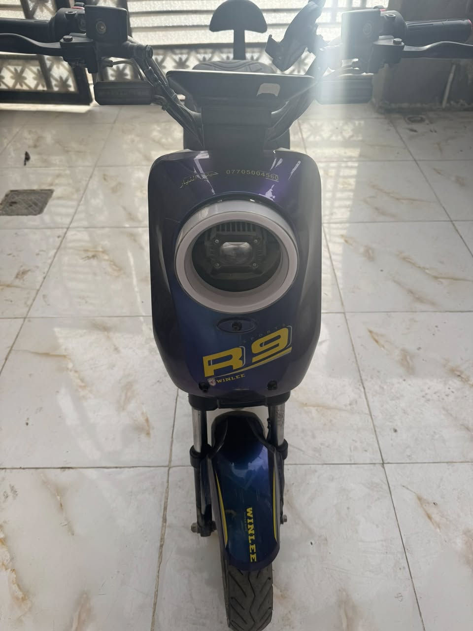 دراجه R9 اخت الجديده بس بطارياتها تعبانه السعر 375 وبيهة مجال ***********
