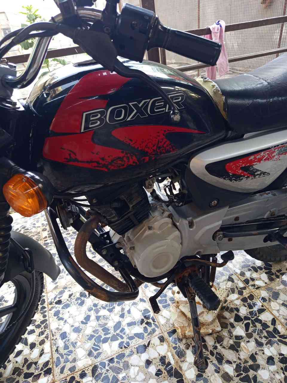 بوكسر موديل 22 طالعه بشهر ال12 يعني شكله 23 اوراق اصولي الدراجه كايمه بس مامجفت وبيه نواقص بسيطه للبيع ***********  السعر 1500 وبيه مجال بسيط مكاني بابل
