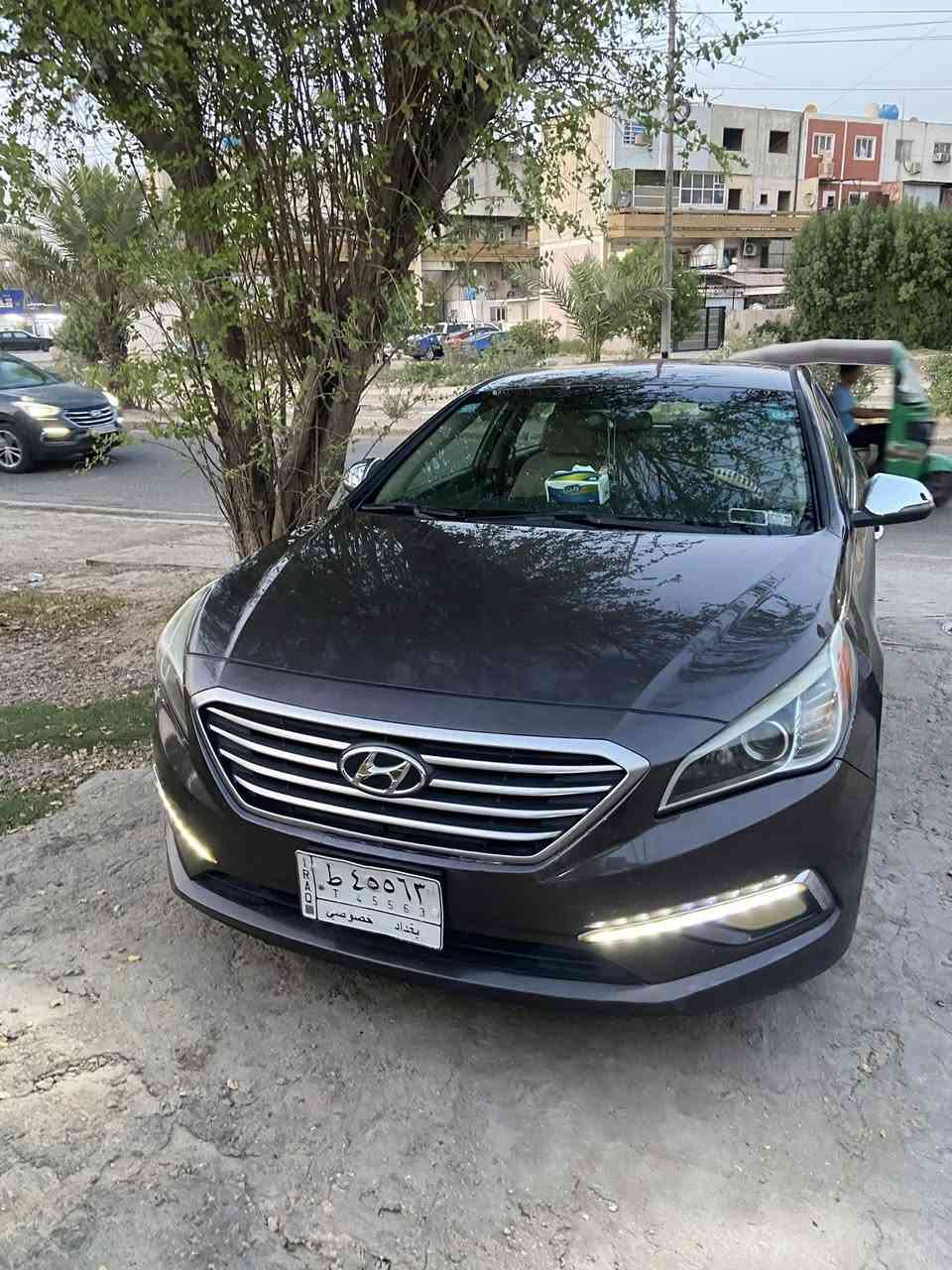 السلام عليكم سوناتا موديل 2016 رقم بغداد بأسمي وارد أمريكي حادثه جاملغ خلفي ومصبوغه حزام للجماليه السياره حلوه مكاني بغداد الدوره #السعر_110  للتواصل ***********
