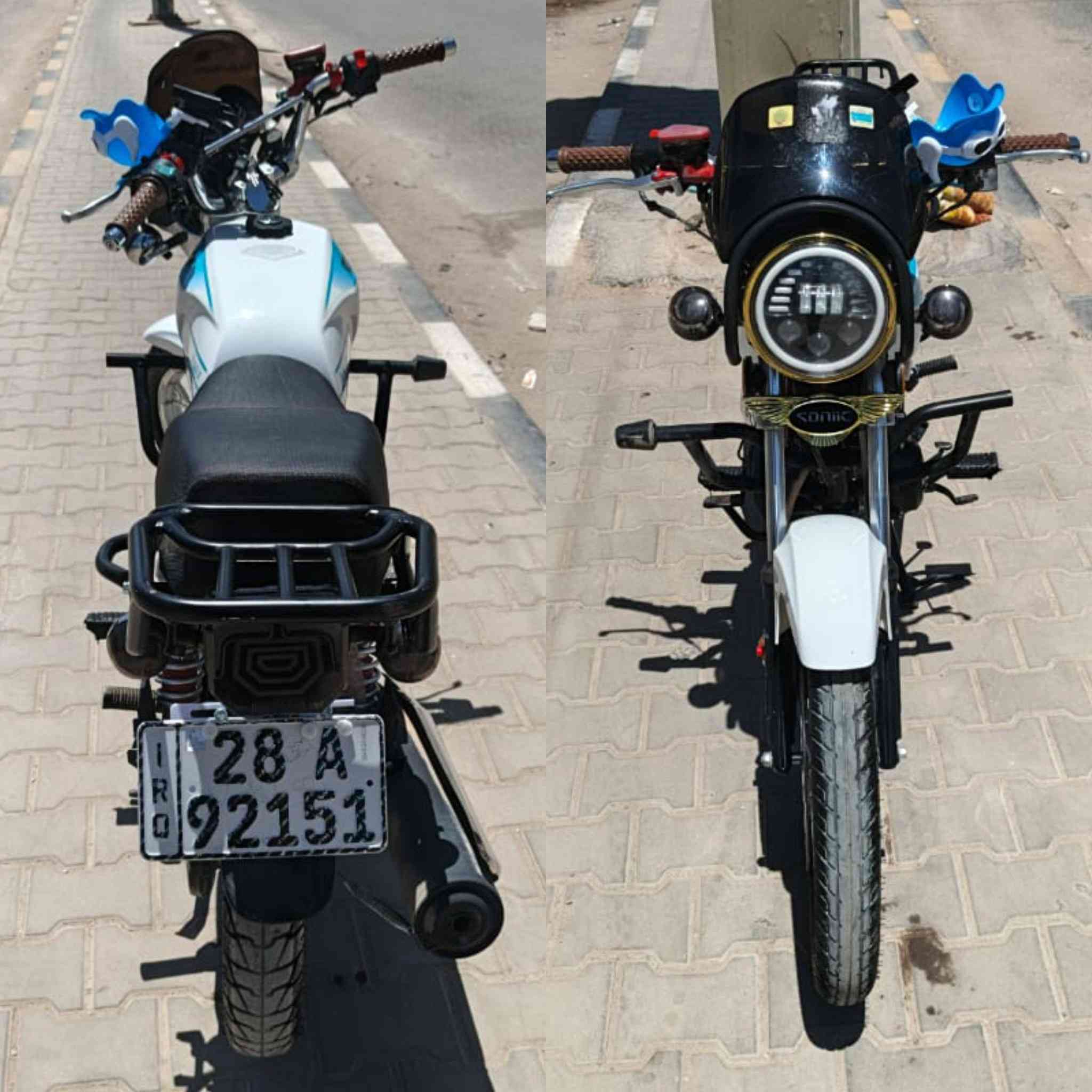 للبيع..
دراجة Sonic N max سونيك أن ماكس 🏍️ 🏍️ موديل 2025. 

حجم المحرك : زنجيل 200Cc ( ٢٠٠ سي سي ) المرغوب ⚡⚡ 

محرك دايون 👍🚀 ، مانع إهتزاز، كاتم. 

🚔🚦الدراجة أُصولية مرقمة ( رقم نجف ) لوحات 🚓🚥 ( فقط مداور ). 

السعر : مليون و650 ألف.

مكانها : النجف الأشرف، نهاية شارع المدينة.

ملاحظة " تجي تفحص وتأخذ لأي مصلح في النجف.

رقمي *********** ( واتساب ).
