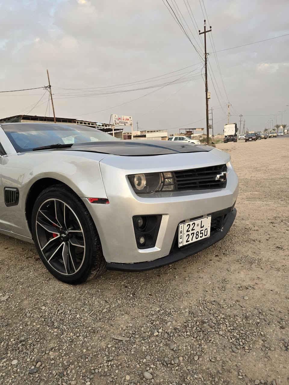 سلام عليكم كمارو موديل 2010 محرك 6 قبل 3 أشهر ابدل محرك جديد كير شرط طخم أمامي وخلفي جديد تبريد شغال كشنات جلد جديد مدوشمه سياره مصروف عليه ونضيف  بيها صبغ صفحتين بدون معجون وكله بسمي عليه غرمات ورقتين سعرها 88 ويرهم مراوس حسب هذا رقمي
***********
***********
