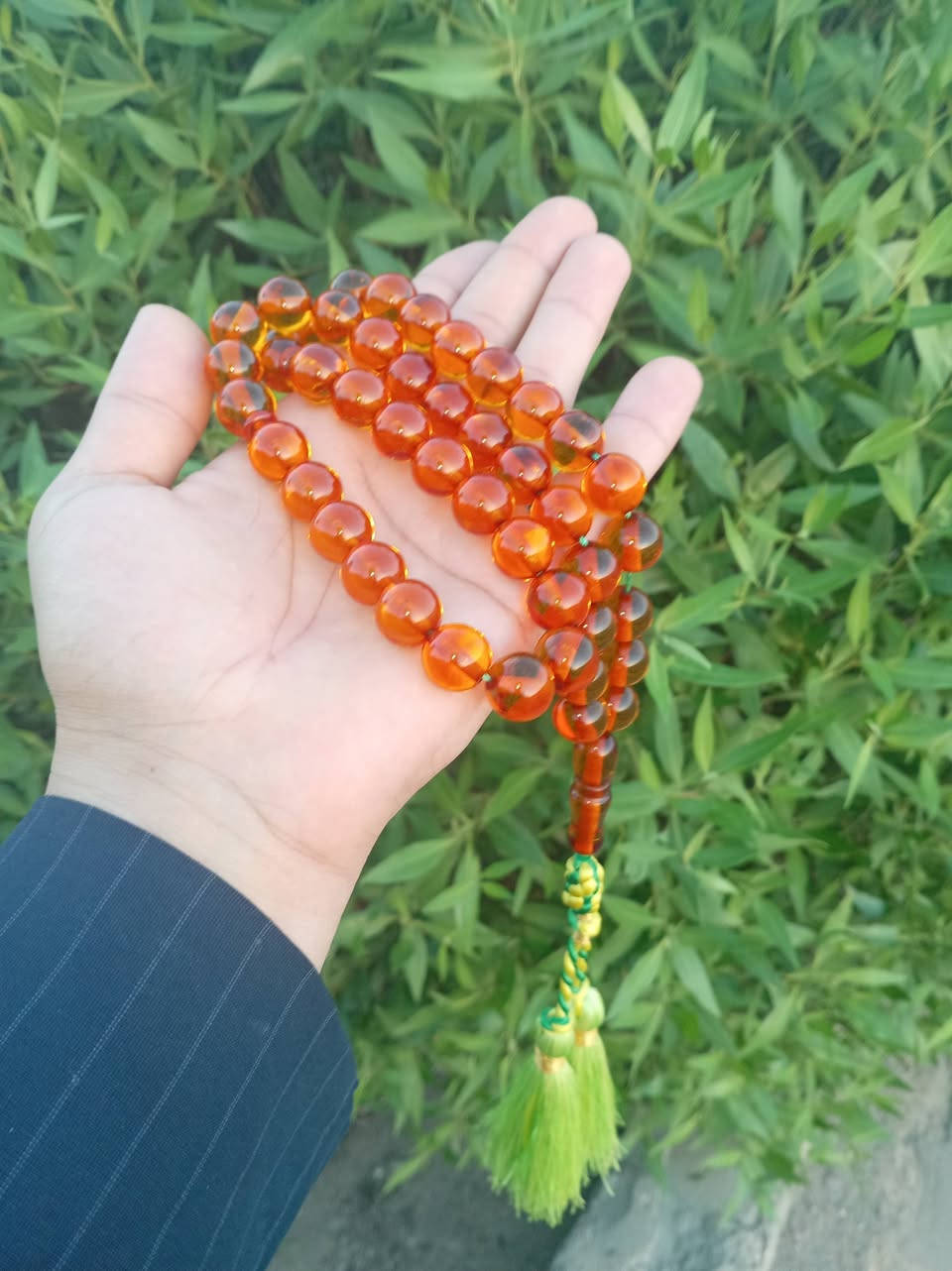 اللهم صل على محمد وآل محمد
مسباح سندلس 45 حبة مع كركوشة حياكة ثقيلة
من اجمل الالوان كانها كهرب روسي عسلي تماما


**إذا كنت صاحب هذا الإعلان وتريد حذفه لأي سبب، رجاءا أرسل رسالة إلى الدعم الفني**