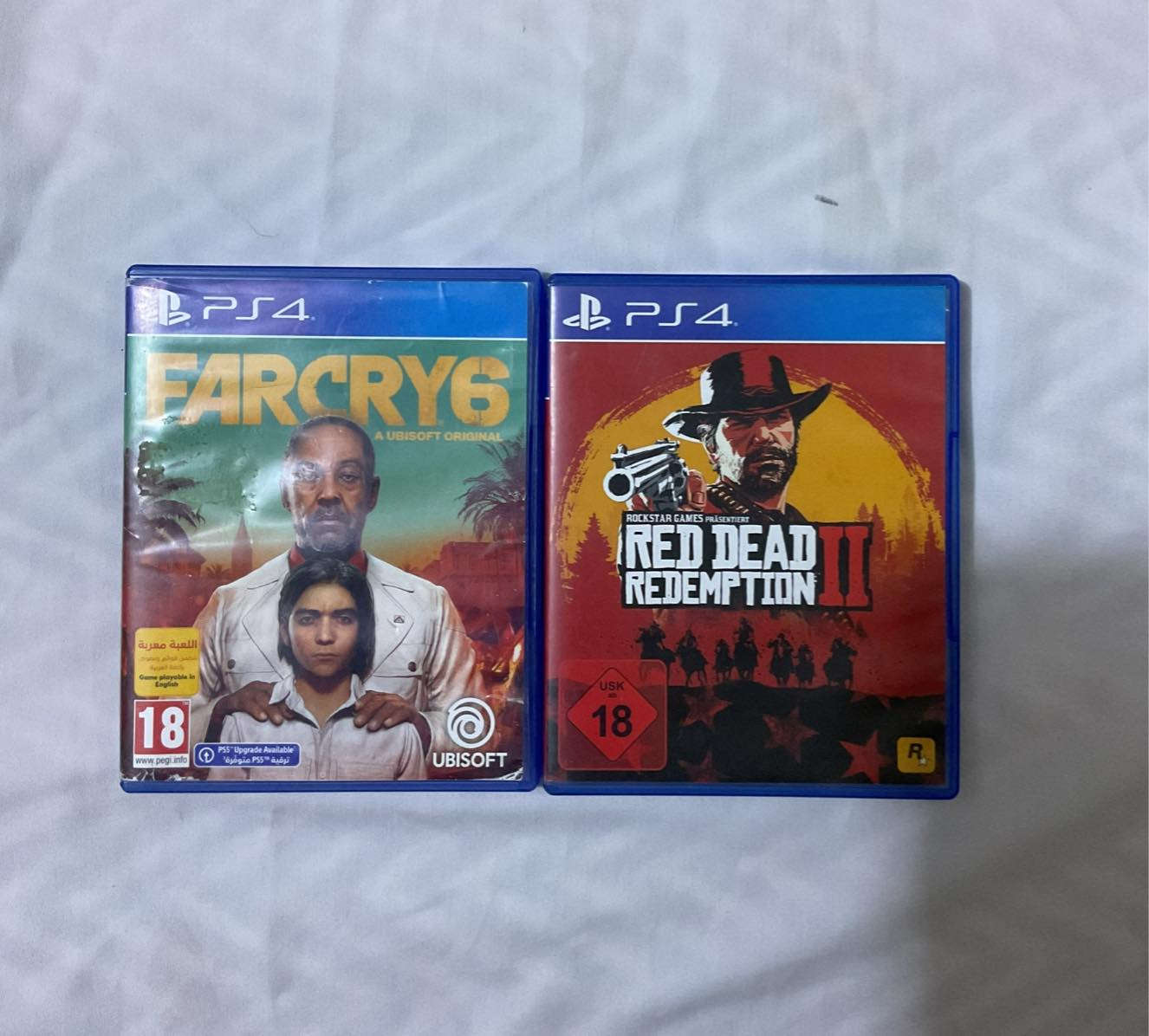 بلايستيشن 4 سلم نظيف جدًا 
شغال 100% بدون أي مشاكل
وياه يده (بديل) ستايل PS5 🎮
وياه لعبتين: Red Dead Redemption 2 + Far Cry 6
استخدام خفيف ومجرب
جاهز للفحص بأي وقت
السعر: 300 ألف قابل للتفاوض (الشراي فقط)
استفسار ***********
