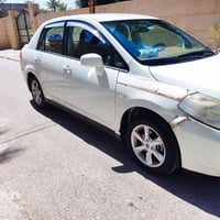 نيسان تيدا 2007 خليجي كير مكينه مكفوله بيها حادث جاملغ امامي نقصها تبر...