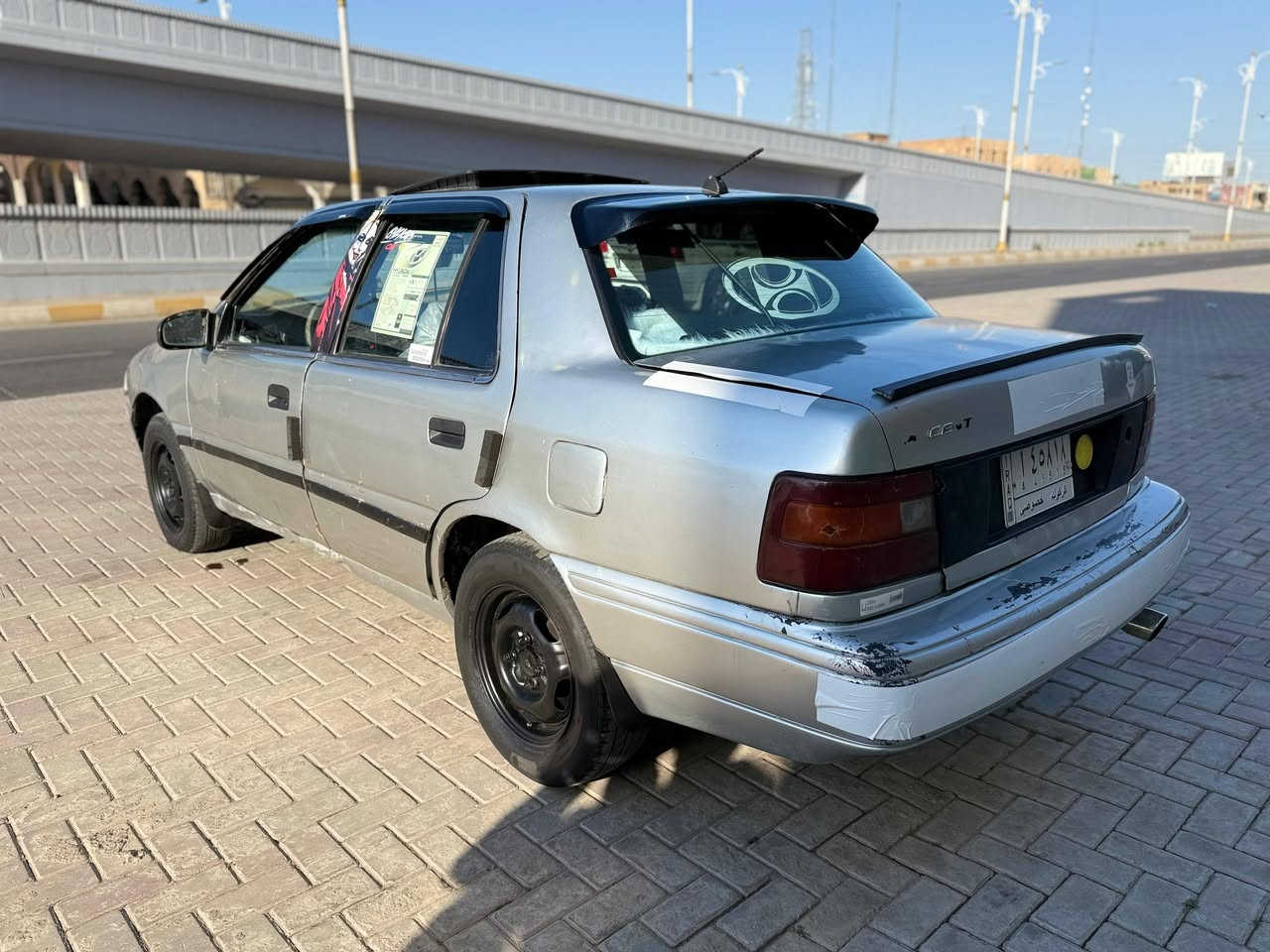 السلام عليكم سياره هواند اكسله موديل 1994 سياره حلوه ونضيفه كير اوتماتيك بدون اخياس صدرها نضيف شرط التحويل سنويه تنتهي 2029 تبريد مايشتغل سعرها 30 وبيها مجال رقمي *********** مكاني سامراء

