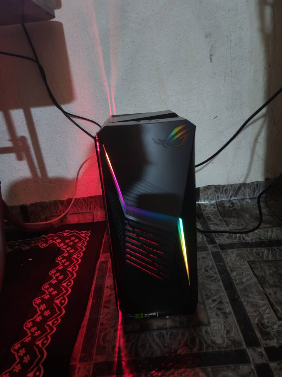 سلام عليكم بي سي العاب للبيع ***********
CPU I5 13400F
GPU 1660S
RAM 16 DDR4
 motherboard
H610PRO 
power 750k
 كيس من STRIX
   m. 2))) 500G
سعر 700وبي مجال للشراي
