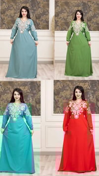 دشداشة نسائي • كشمير مصري • فري سايز ٣XL