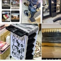 ميسان • قنفات • ميز اكرليك ابيض