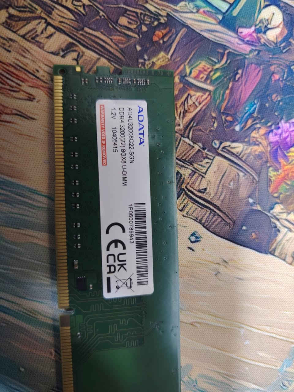 رام كمبيوتر قطعة واحدة استخدام قليل جداً
المواصفات
النوع. DDR4
.
السرعة. 3200HZ
.
السعة. 8G
.
السعر. [ 55 الف دينار فقط] و قابل للتفاوض


**إذا كنت صاحب هذا الإعلان وتريد حذفه لأي سبب، رجاءا أرسل رسالة إلى الدعم الفني**