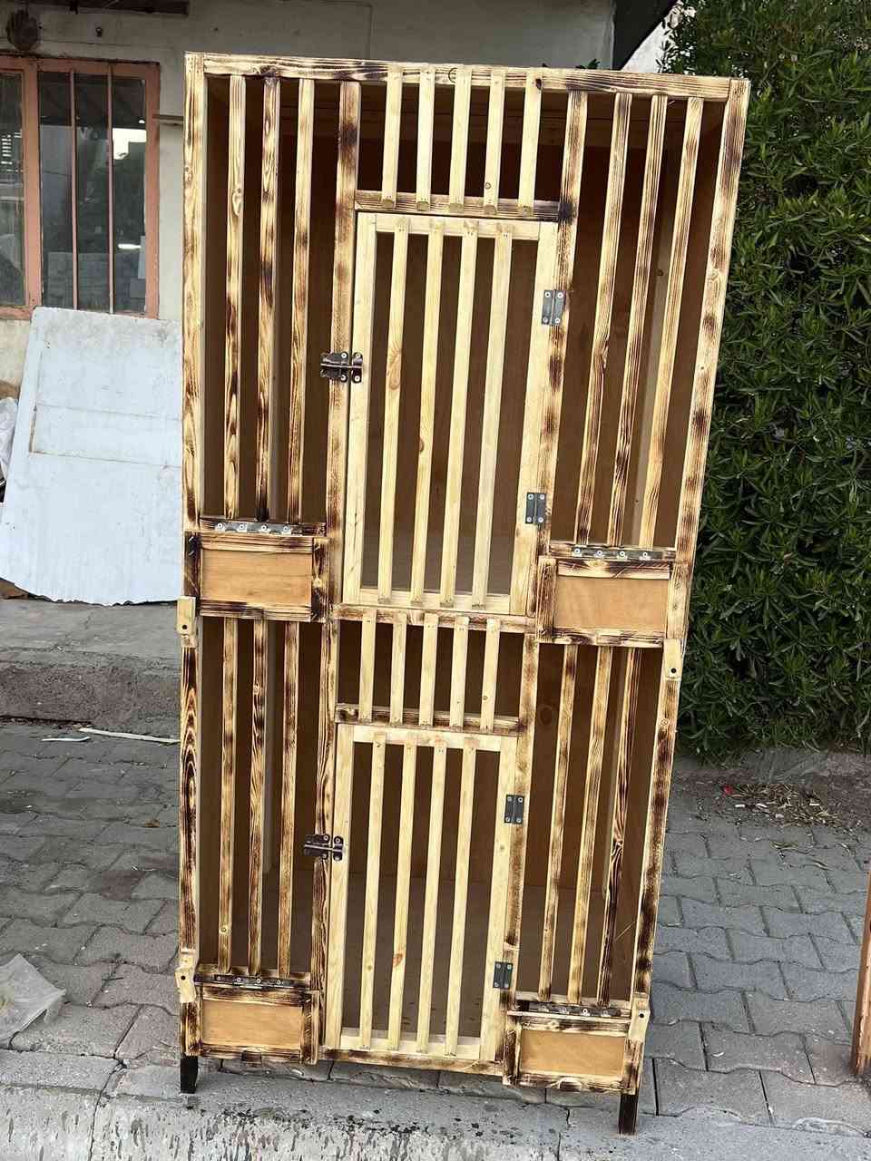 سلام عليكم
شغل حسب طلب زبون
قفص لدجاج هراتي شغل تحفه
القياسات كل مربع
ارتفاع80 سم
النزال60سم
العرض80 سم
العنوان كركوك قرب جسر ولاده 
شغل جميع اقفاص كشوانيات ابراج خانات 
***********
