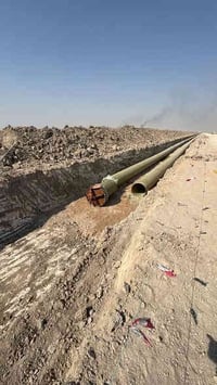 يتوفر لدينا فريق ومعدات اختصاص في تنفيذ جميع مشاريع أنابيب GRE وGRV وG...