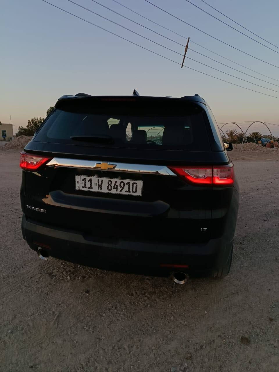 السلام عليكم 
شوفرليت ترافرس للبيع او مراوس أوباما جارجر 
مديل 2020LT
فول مواصفات عدة الفتحة 
محرك 3600كير 9نمر 
بيهة أربعة قطع صبغ 
رقم بصرة 
السيارة ماشية 110الف تقريباً 
رقم بغداد الدولي 
السيارة بسمي تحويل ثاني يوم 
مكان السيارة بصره 
السعر180وبيهة مجال 
***********
