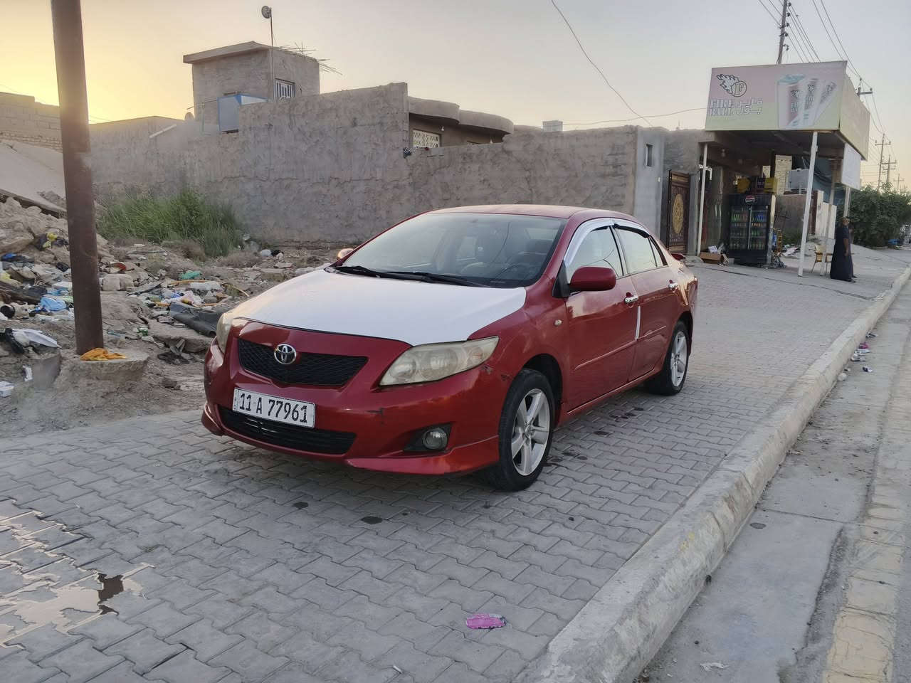 من رخصت الادمن السلام عليكم كورلا موديل 2008خليجي كير محرك حداده تبريد تخم تاير كله جديد رقم بغداد دولي بسمي تحويل ثاني يوم شاشه تحكم ستيرن السيارة جاهزه على حبايه ونص بيه لحيم بلغد اثر قاعده مال دبل وبيه سونار مرفق مع الصور السعر ب79وبيه مجال بسيط جدا العنوان الانبار فلوجة للاستفسار اكثر على هاذا الرقم ***********  
بيع فقط نقد اعتذر عن المراوس أو القسط
