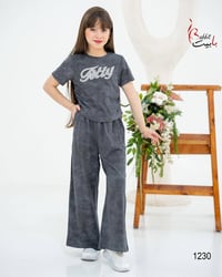 طقم بناتي • بلونين • مقاسات ٦-١٣