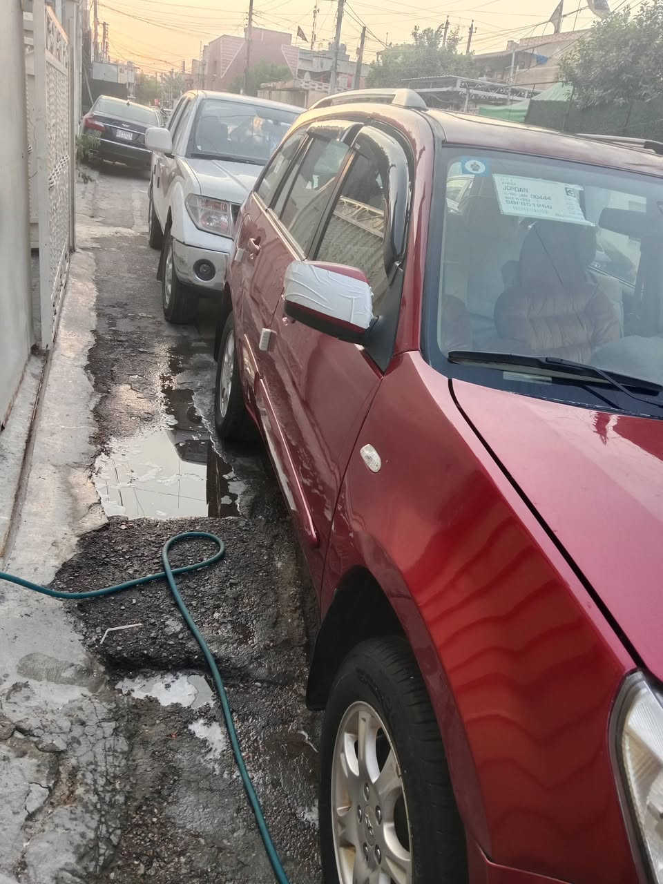 ألسلام عليكم تيكو موديل 2013 سياره جديده حلوه ناقصها تبريد فقط مصبوغه حزام لغرض جماليه حادث جاملغ امامي فقط بدون دواخل كير ومحرك خير من الله مكان السياره بغداد البياع الرساله الأولى للبيع أو مراوس سياره صالون خصوصي
سعر 55ورقه وبيها مجال بسيط سياره باسمي تحويل ثاني يوم

رقم صاحب السياره ***********
