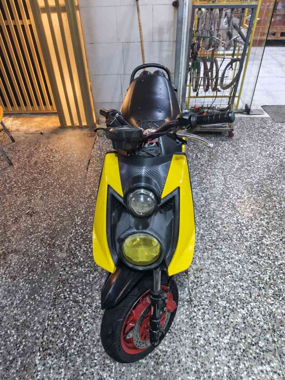 سلام عليكم 🍋
سكنس جبليه 🛵
دراجه حلوه ومرتبه 
مكينه ناعمه لا تبخير ولا تنقيص
كهربائيات كلها شغاله 💡
لون مميز 
كلجات رياضي
معدل 120
زوج تاير جديد
دراجه نكره سلف بكل وقت 
عليها ادامه عامه قبل يومين من بلك وكلجات ونوزل وجويتر وباتري🔋 ودهن LIQUI MOLY 
سعرها 950 🔐
مكاني ميسان مغربه .... 

*********** 📞
