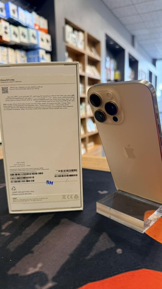 16 برو ماكس 
عربي شرق اوسط
نظافة 100‎%‎ 
بطارية 95‎%‎ 
ضمان سنة 

العنوان :- النجف الاشرف - مجمع الشراع الترفيهي - مجاور مطعم الكلحة ..

للطلب والاستفسار ( *********** ) او مباشر على الصفحة
