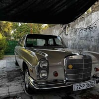 ماريدس موديل 1969 مكينه 6 280 SE قبق ابيض كير اوتو اربع نمر باب قصير ت...