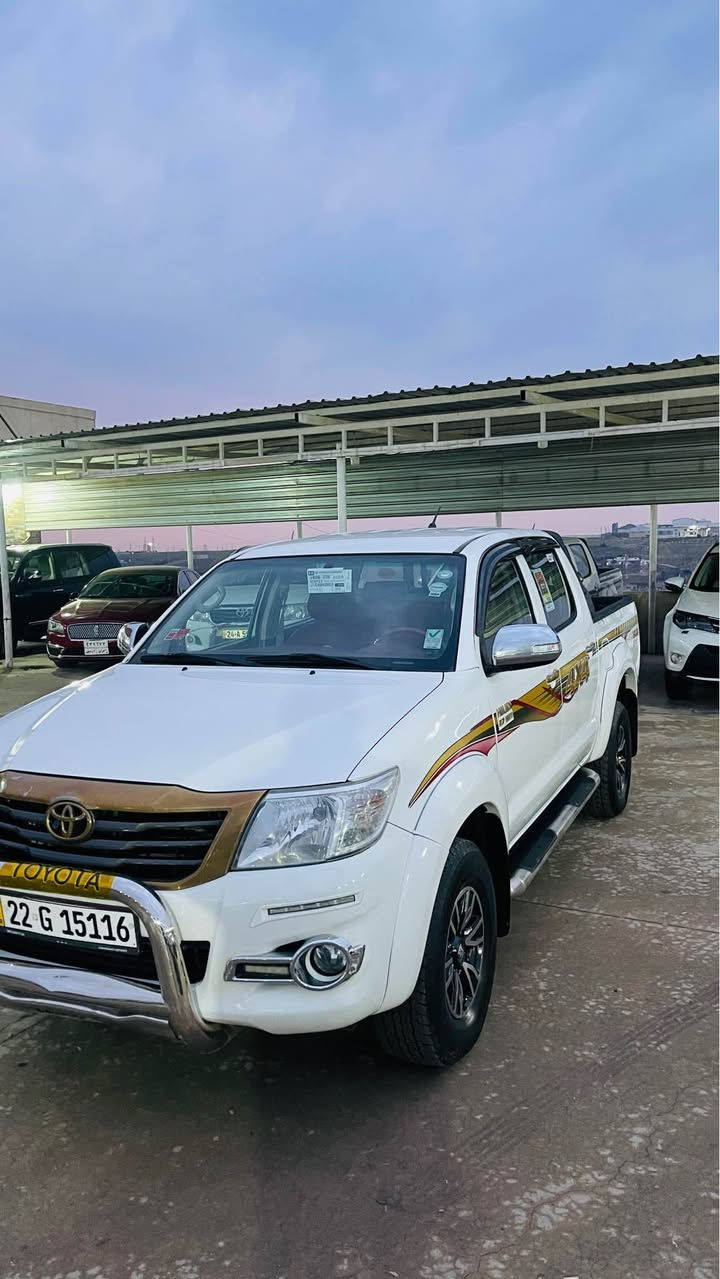 TOYOTA HILUX 2014 
شريكه  سيد نهرو 
بي سبخ 
تعديل نيه 
سياره نمونه يه له جواني 
تحويل وكاله شه رت 
چار تاي جديد
شوين اكري 
موبايل ***********
سعر 221$توزيك مجال اكر, نينوى
